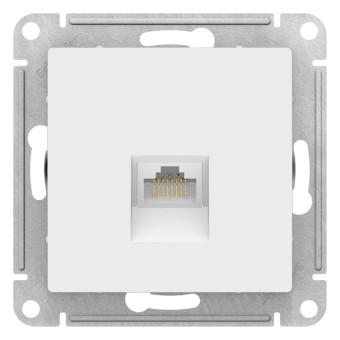 ATN000183 - AtlasDesign РОЗЕТКА компьютерная RJ45, механизм, БЕЛЫЙ ATN000183 - AtlasDesign РОЗЕТКА компьютерная RJ45, механизм, БЕЛЫЙ